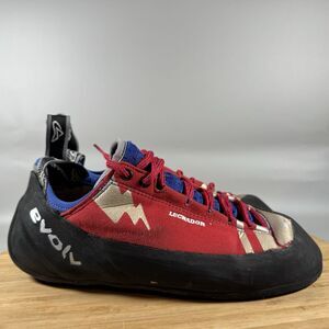 Evolv Luchador Trax Lace Up Climbing Shoes Red Black Men’s 11.5